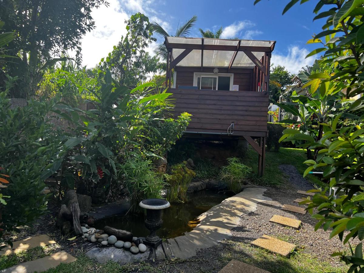 L'escapade créole Bungalow Bananier jacuzzi privatif Saint-Joseph Esterno foto